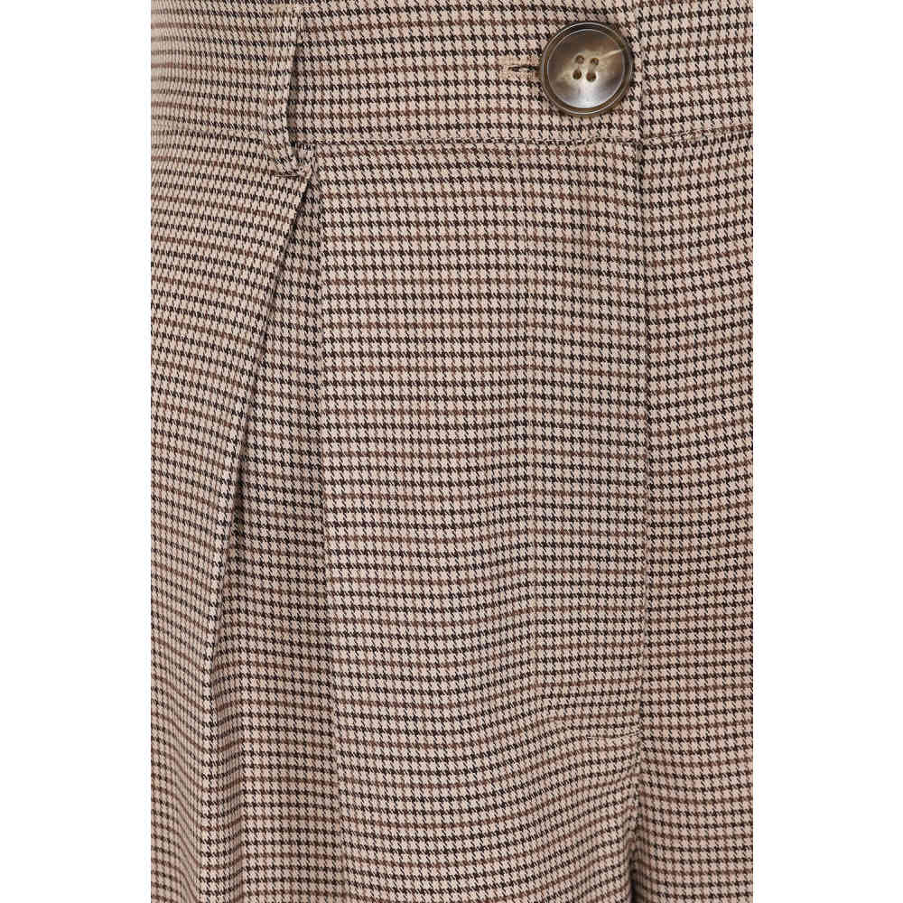 Banned - Eliza Houndstooth Palazzo hose - Braun